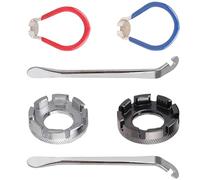 Zkydhbd Llave de radios de bicicleta, centrado de ruedas, universal, tensor de pezones, herramienta de ajuste de radios de bicicleta portátil para reparación de bicicletas, herramienta de ajuste de