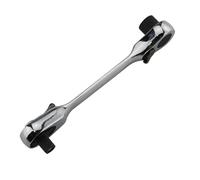 Zkydhbd Llave de trinquete de 72 dientes, operaciones de doble extremo, adaptador de accionamiento de 1/4 pulgadas, llave de trinquete de 99 mm de longitud