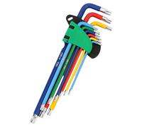 Zkydhbd Llaves hexagonales de aleación de acero, diseño compacto de esquina, herramienta de mano profesional, juego de varios tamaños para mecánicos profesionales mecánicos