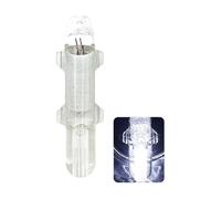 Zkydhbd Luz de señuelo de pesca de fibra óptica de bajo consumo, lámpara de noche impermeable, instalación rápida, luz LED subacuática, accesorios para exteriores