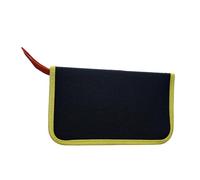 Zkydhbd Maletín de transporte portátil para herramientas pequeñas, organizador de bolsas con cremalleras, bolsas de almacenamiento de hierro soldado, organizadores de artículos electrónicos, Amarillo