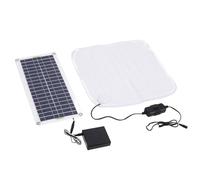 Zkydhbd Manta solar calentada para perros y gatos, incluye panel fotovoltaico y batería externa, calefacción de viaje al aire libre