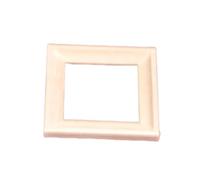 Zkydhbd Marco de fotos en miniatura para casas de muñecas, accesorio de exhibición a escala 1/12, realista de madera de Zakka realista