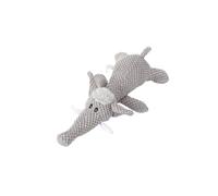 Zkydhbd Mascota de peluche con forma de lobo molar masticable para cachorros, dentición para limpieza de dentición, perro, elefante, perro de peluche con sonido