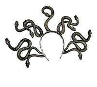 Zkydhbd Medusas - Diadema de serpiente, tocado griego para Halloween, cosplay, para carnavales, suministros de fiesta de Halloween, aro de pelo de serpiente
