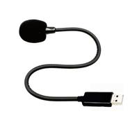 Zkydhbd Micrófono USB C para juegos con cancelación de ruido y cuello de cisne ajustable, micrófono de condensador omnidireccional para PC, laptop, streaming, reuniones, micrófono de conferencia