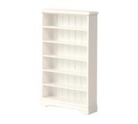 Zkydhbd Modelo de librería de madera con 6 niveles, decoración creativa de escritorio, tienda de libros en miniatura, exposición, para casas de muñecas