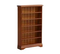 Zkydhbd Modelo de librería de madera con 6 niveles, decoración creativa de escritorio, tienda de libros en miniatura, exposición, para casas de muñecas