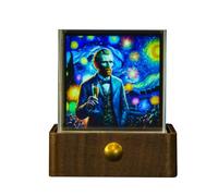 Zkydhbd Monitor LCD transparente con control de inclinaciones, actualizaciones meteorológicas globales, tasas de mercado de valores y monitor interactivo de computadora de alta transparencia de 2048