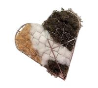 Zkydhbd Nido de hierro de bajo mantenimiento para decoración de pájaros, fácil de limpiar, resistente a la intemperie, varios ajustes, hierro al aire libre