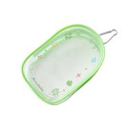 Zkydhbd Organizador de llaveros de dibujos animados suave y lavable, soporte para mochilas, bolsas, almacenamiento de artículos, elegante decoración de abalorios, Hierba verde de cuatro hojas, One