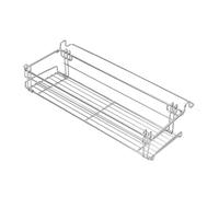 Zkydhbd Organizador de malla para ahorrar espacio, estante lateral de mesa, estante de almacenamiento expandible para especias y utensilios de cocina, ahorro de espacio para acampar