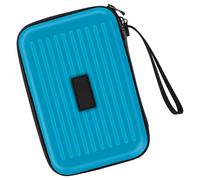 Zkydhbd Organizador profesional de dardos de acero suave, bolsa de accesorios, funda para dardos, soporte para 6 dardos protectores, Black