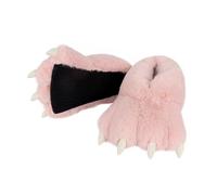 Zkydhbd Pantuflas peludas de patas de animales, pantuflas de felpa con patas de animales, antideslizantes, zapatos de casa para Navidad, Halloween, mujeres, hombres, adultos, mullidas, cálidas, suaves