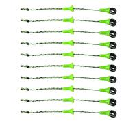 Zkydhbd Paquete de 10 anillos guía de cerámica compactos que incorporan bloqueo de hongos para una mayor estabilidad de posición en las guías de línea de cerámica de caña de pescar