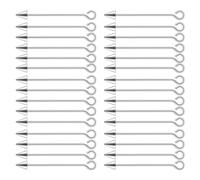 Zkydhbd Paquete de 30 colgantes de metal de barra larga para joyería, joyería elegante, para manualidades, colgantes de metal para collares y aretes, suministros para hacer collares y aretes