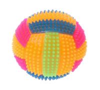 Zkydhbd Pelota de entrenamiento para perros con luces LED coloridas, juguete interactivo divertido para mascotas, cachorros, gatitos, bolas masticables, divertidas bolas interactivas, juguetes