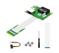 Zkydhbd Pequeño cable de extensión PCIE a PCIEx1 de 64 Gbps de alta compatibilidad para conexión flexible de dispositivos y convertidor PCIE de fácil instalación para laptop