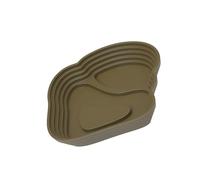 Zkydhbd Plato de agua para reptiles, cuenca de remojo de múltiples etapas para tortugas, alimentación, baño, hábitat, cuenco de agua con rampas, tortugas, piscina con escalera