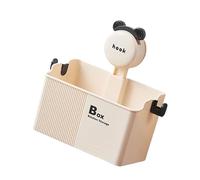 Zkydhbd & Proof - Organizador de baño con fuerte succión para toallas y artículos de tocador, soporte resistente