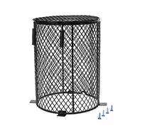 Zkydhbd Protector de lámpara de calefacción para reptiles, pantalla de cerámica, calentador de reptiles, cubierta de malla para tortuga, serpiente, Habi, clip de mano antiquemaduras