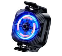 Zkydhbd Refrigeradores para teléfonos inteligentes, ventilador de refrigeración para teléfono celular, radiador para jugar, ver videos, con luz LED, radiador para teléfono celular