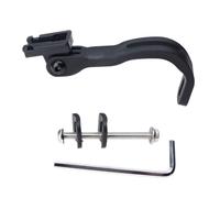 Zkydhbd Soporte de aleación de aluminio ajustable a prueba de golpes para cámaras de acción y luces de ciclismo, accesorios de bicicleta de durabilidad