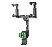 Zkydhbd Soporte de teléfono para coche, soporte de visión trasera, ajustable, soporte para reposacabezas trasero, accesorios de soporte para teléfono, parabrisas de brazo largo con estabilizador de