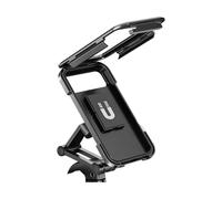 Zkydhbd Soporte de teléfono para motocicleta, resistente al agua, antivibraciones, estabilidad de 70 MPH, compatibilidad de 7 pulgadas, soporte de teléfono de motocicleta de protección completa