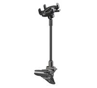 Zkydhbd Soporte de teléfono resistente para instrumentos musicales, bicicletas, carritos con cabezal anticorrosión y posicionamiento flexible para silla de ruedas