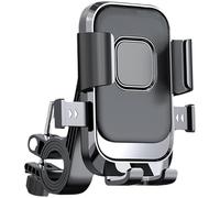 Zkydhbd Soporte giratorio para teléfono de motocicleta, para manillar/retrovisor, a prueba de golpes, para scooter, bicicleta, ciclismo al aire libre, accesorio de teléfono