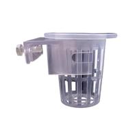 Zkydhbd Soporte para plantas de acuario colgante para cultivo acuapónico con ranuras y agujeros para peceras, plantas de acuario