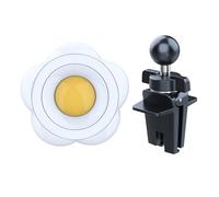 Zkydhbd Soporte para teléfono móvil para 17, 16, 15, con patrón de flores, soporte giratorio para rejilla de ventilación de coche