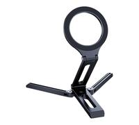 Zkydhbd Soporte plegable para trípode para teléfono, giratorio 360 grados, soporte portátil para viajes, filmaciones de video, soporte para teléfono de escritorio