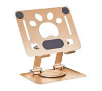 Zkydhbd Soporte portátil para laptop, base plegable, soporte giratorio de 360 grados, soporte de refrigeración para computadora portátil, soporte giratorio para tabletas para todos los dispositivos