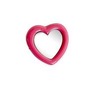 Zkydhbd Soporte retráctil para teléfono con forma de corazón con cristal ajustable, diseño de amor, soporte para teléfono para cheques de maquillaje y videollamadas, soporte elegante