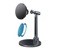 Zkydhbd Soporte universal de metal para teléfono con rotación de 360 grados, ángulo de visión ajustable para teléfonos de 4 a 7 tamaños de pantalla, soporte antideslizante para teléfono