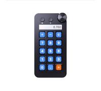 Zkydhbd StreamDeck - Teclados visuales en miniatura de 15 teclas StreamDeck botón LCD Controlador de creación de contenido en vivo, botón de aduana para PC