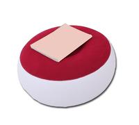 Zkydhbd Taburete de bola de gran durabilidad con reducción de ruido suave, portátil, hinchable, para estabilidad de suelo suave, reposapiés multiusos para camping