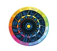 Zkydhbd Tapete de adivinaciones de radiestesia, constelaciones, astrología, péndulos, tabla de tabla de equilibrio, almohadilla de decoración de péndulos de astrología