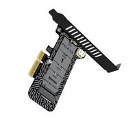 Zkydhbd Tarjeta de expansión PCIe5.0 NVMe a PCIeX4 con doble ancho de banda para actualizaciones de almacenamiento de alta velocidad en juegos NVME a adaptador PCIe