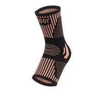 Zkydhbd Tobillera de cobre transpirable y elástica para alivio de pies para béisbol, baloncesto, fútbol, senderismo, correr, cobre, elástico, transpirable, manga de compresión