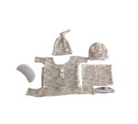 Zkydhbd Traje de fotografía para bebé, sombrero, manta, posando, diadema, accesorios para estudio fotográfico, disfraz de bebé recién nacido, regalo para recién nacido, juego de fotografía