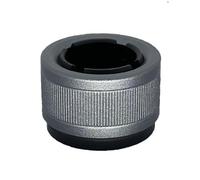 Zkydhbd Tuerca de apriete de cabeza esférica de 17 mm, pieza de repuesto para soporte de teléfono, soporte de escritorio de coche, aleación de aluminio, tuerca de apriete para montaje de coche