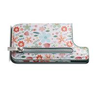 Zkydhbd Upgrades - Funda tipo cartera de poliuretano para teléfono con respaldo adhesivo y bolsillo con cremallera para tarjetas, diseño pintado de defensa en efectivo, funda para tarjetas de teléfono