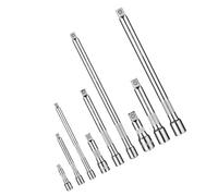 Zkydhbd Varilla de extensión de llave de trinquete universal de 1/4 3/8 1/2 pulgadas, construcción de metal, precisiones, juntas mecanizadas, juego de barras de extensión de trinquete de espacio