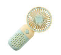 Zkydhbd Ventilador de bolsillo silencioso recargable por USB, salida fuerte para estudiantes, mochileros, entusiastas del aire libre, ventilador de mano fuerte