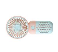 Zkydhbd Ventilador de bolsillo silencioso recargable por USB, salida fuerte para estudiantes, mochileros, entusiastas del aire libre, ventilador de mano fuerte