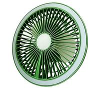 Zkydhbd Ventilador de camping recargable por USB de 1200 mAh con LED de 3 velocidades para colgar en el techo para dormitorio, hogar, supervivencia al aire libre, lámpara de techo LED de repuesto