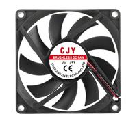 Zkydhbd Ventilador de refrigeración de PC de 80 mm, silencioso, 5 V/12 V/24 V, disipación de calor para carcasa de computadora, accesorios de bajo ruido con rodamientos hidráulicos